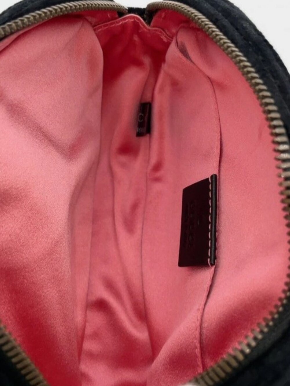 SALE! Gucci Black Velvet GG Marmont Body Waist Bag W/DB - Picture 8 of 16